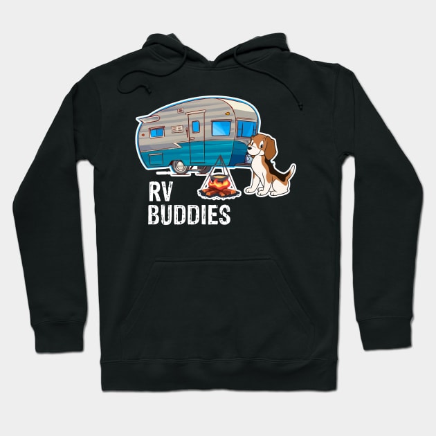 Beagles Dog Rv Buddies Pet Lovers Funny Camping Camper Hoodie by franzaled